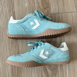Converse Seafoam Suede Sneakers with Gum Sole